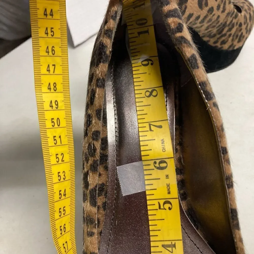 BAMBOO‎ Platform Wedge Heel Animal Print “Caesar-77” Size 10